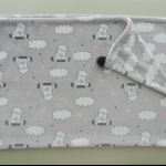 Details: Babydecke Schaf Grau